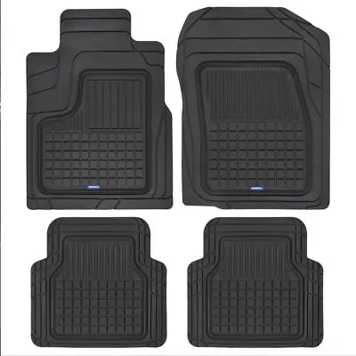 ACDelco All Weather Black Rubber Car Floor Mats 4pc Front & Rear Set • $39.99