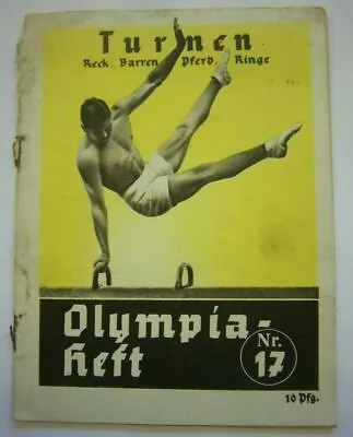Orig.Guide / Extra PRG  XI. Olympic Games BERLIN 1936 - GYMNASTICS A ! VERY RARE • $14.99