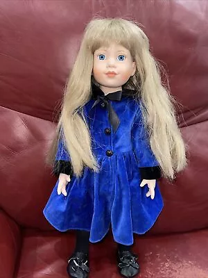 18” Magic Attic Doll Allison In Blue Velvet Dress All Vinyl Robert Tonner • $39.95