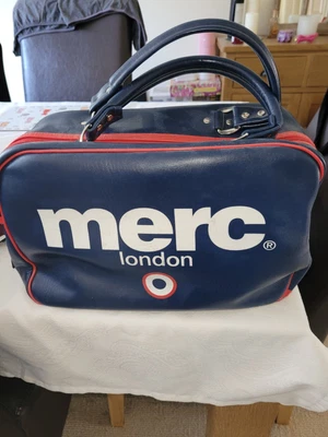 £20 • Buy Merc London Navy Overnight Bag *Mod Skinhead*