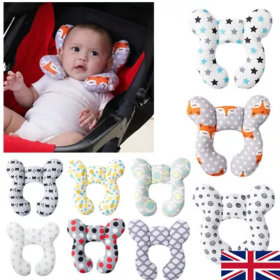 Infant Baby Toddler Car Seat Stroller Travel HEAD & NECK Support Cushion Pillow • £5.92