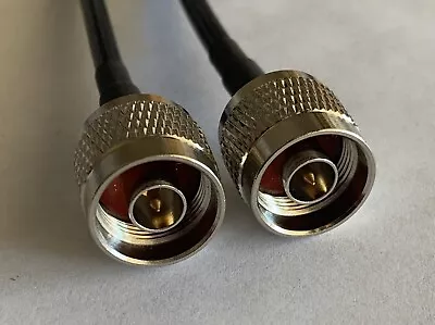 RFC240 N Male To N Male Low Loss RF Pigtail Coaxial Cable Ship Fast USA Ship LOT • $13.95