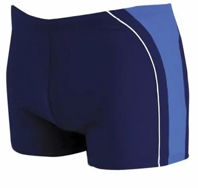 Zoggs Men's Boston Bay Hip Racer Swim Shorts / Swimming Trunks. Navy. 30  Waist • £7.99