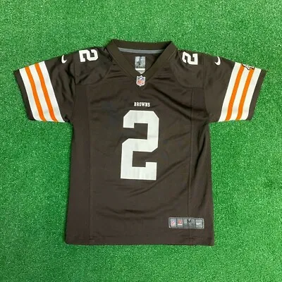 Nike On Field NFL Manziel 2 Browns Kids Football Jersey | Sz MD • $40