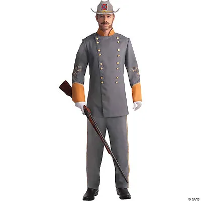 Confederate Officer Adult Men Costume Civil War Reenactment STD Or XL • $183.68