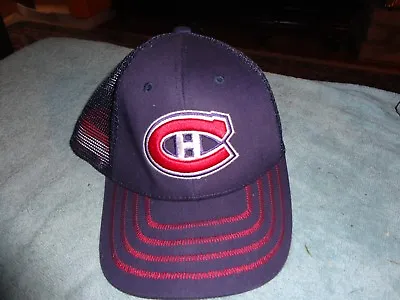 Montreal Canadians Old Time Hockey Blue & Red  W/ Blue Mesh Hat / Cap.  • $25