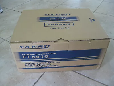 Yaesu FTdx10 Original Box With Styrofoam Blocks Very Nice Shape • $30