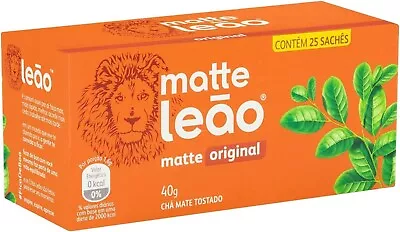 3 X Yerba Mate Tea Bags - Matte Leao Tea Original 25 X Yerba Mate Teabags • £12.99