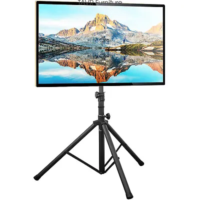 TV Stand Tripod Floor TV Stand Height Adjustable For 32-70 Inch Flat Screen TVs • $49.99