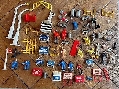 Vintage Dinky Corgi Matchbox Britain's Road Signs Drivers Cargo Accessories Etc • $34.85