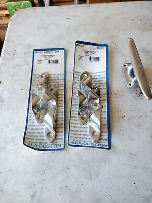 Vintage Lot Of Boat Cleats NOS Stainless Steel Sken Chock Sea Dog • $24.95