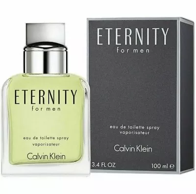 Calvin Klein Eternity For Men 100ml Edt Spray - New Boxed & Sealed - Free P&p • £34.99