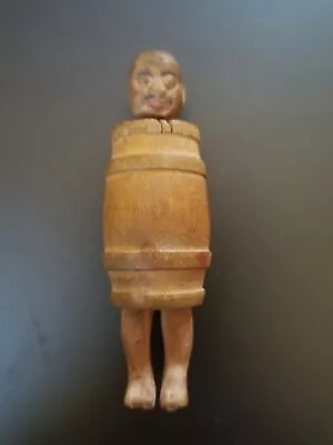 Vintage Naked Wooden Man In A Barrel - Adult Novelty! • $15