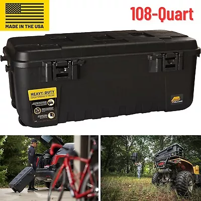 Truck Bed Storage Box Heavy Duty Pickup Trailer Camping Gear Black Tool Chest • $69.99