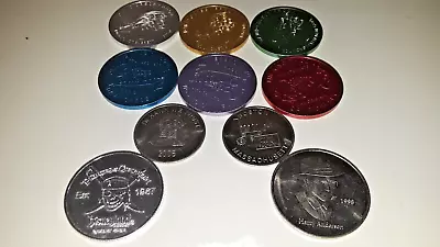 David Cresey Magician Token Lot Harry AndersonPirates Carribean Etc • $0.99