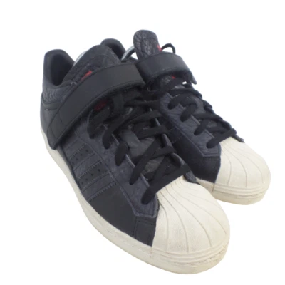 £9.95 • Buy Adidas Pro Shell 80s Mens Trainers Shell Toe Size UK 4.5  Blue Hook And Loop