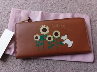 £10.50 • Buy Radley BNWT Seeking The Sun Large Bifold Leather Matinee Brown Purse 