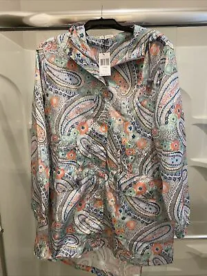 Vera Bradley Packable Raincoat  Large Citrus Paisley • $29.99