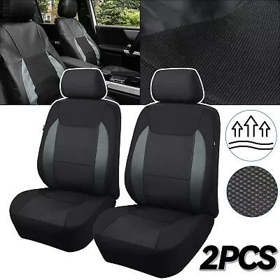 $29.66 • Buy 2PCS Car Seat Covers Breathable Front Full Set Protector Fit For Car Truck SUV