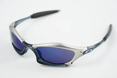 Pre-Owned Oakley Splice FMJ+ - Crystal Black / Ice Iridium Sunglasses • $169.99