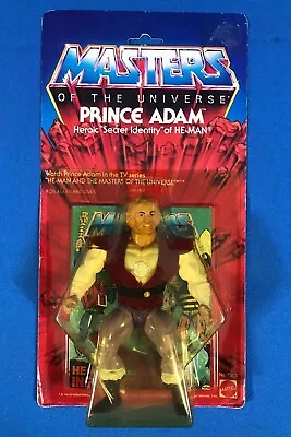 Motu Original Heroic Prince Adam 7353 Moc 12 Back Masters Of The Universe He-man • $1250