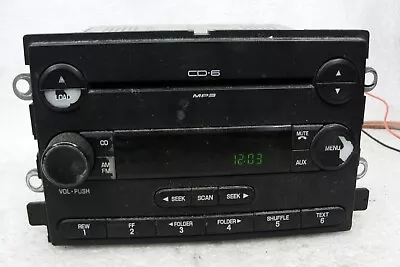 Ford OEM 6 CD MP3 AM/FM RADIO Freestyle Five Hundred Taurus Sable 04-14 5G1T • $99.99