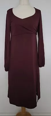 H&M Mama Wrapover Jersey Dress Size M • £9.95