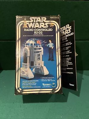 Vintage Star Wars Radio Controlled R2-D2 - 1978 Kenner Toy - New With Opened Box • $600