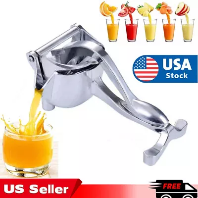 Stainless Steel Manual Fruit Juicer Press Lemon Squeezer Premium Extractor Hand • $13.58