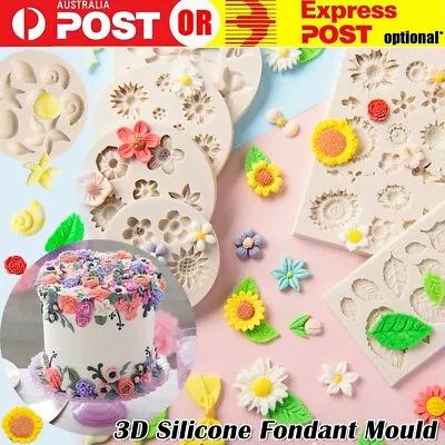 3D Silicone Fondant Mould Chocolate Cake Border Decor Baking Mold Sugarcraft New • $5.99