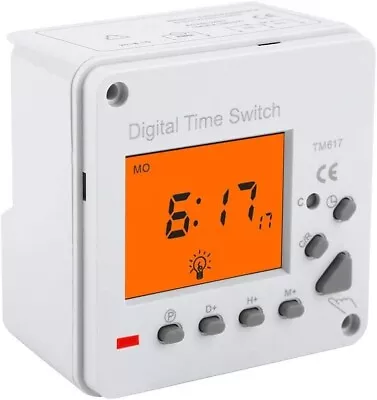 £34.99 • Buy Digital Timer Electric Programmable Smart Control Switch Timer With