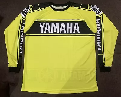 Vintage Motocross Jersey YAMAHA JERSEY Mx YZ XT IT 125 250 400 465 490 360 • $66