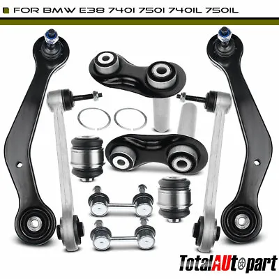 10PCS Rear Suspension Control Arm Ball Joint Bushing Link Kit For BMW E38 RWD • $112.99