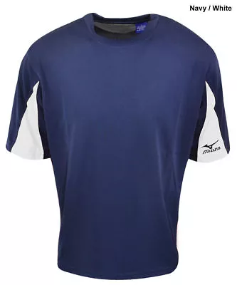 New Mizuno Youth LARGE Boys Blue White Pullover Jersey Shirt • $15