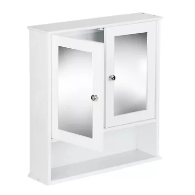 Artiss Bathroom Cabinet Mirror Storage Furniture Tallboy Toilet Cupboard Wall • $68.83