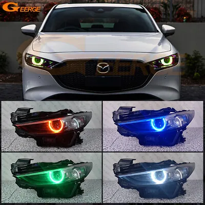 For Mazda 3 Mazda3 Axela BP Multi Color RGB LED Angel Eyes Bluetooth APP • $30.06