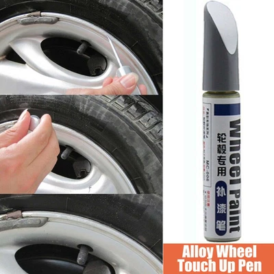 $8.98 • Buy Alloy Wheel Touch Up Pen Repair Paint W/ Brush Curbing Scratch Maker Tool