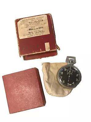 VINTAGE WWII ELGIN 1942 Navigator's Stopwatch A-8 - Used In WW II (See Details) • $150