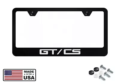 GT CS Ford Mustang Coyote 5.0 GT Black Stainless Steel License Plate Frame • $19.95