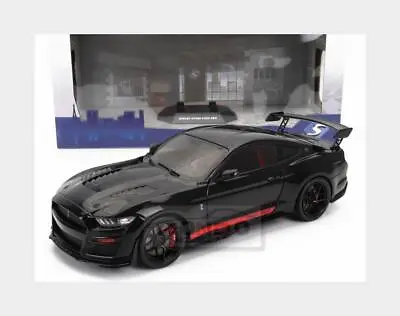 1:18 SOLIDO Ford Usa Mustang Shelby Gt500 Coupe Code Red 2022 Black SL1805909 Mo • £46.18