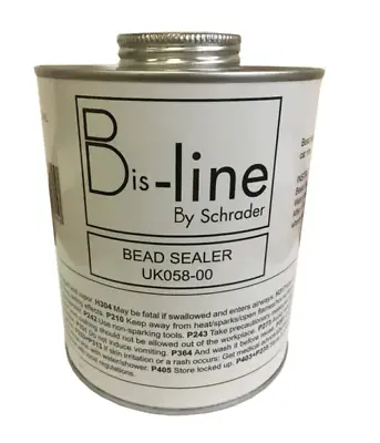 Schrader Tyre Bead And Repair Sealer Seals Leaks  Rims Tyre Repair W Brush 945ml • £14.89
