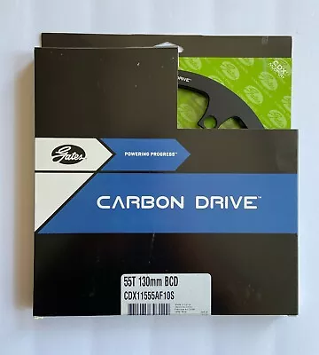 Gates Carbon Belt Drive 55T 130mm BCD 5 Bolt Chainring CDX11555AF10S NEW!!!  • $19.99