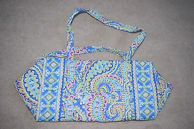 Vera Bradley Small Duffel Duffle Bag Travel Purple Navy Bali Capri Green NWT! • $75