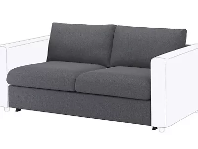 IKEA Cover For VIMLE 2 Seat Sofa Bed Section Gunnared Medium Grey 404.958.48 • £129