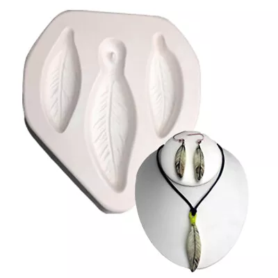 Feather Trio Glass Fusing Kiln Mold • $21.98