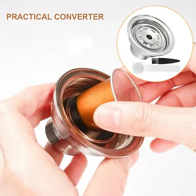 Stainless Steel Coffee Capsule Converter For Nespresso Vertuo Adapter Filter Pod • $34.66