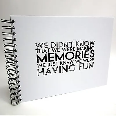 Quote A3/A4/A5 Making Memories Scrapbook Photo Album Memory Book Memory Book • £7.99