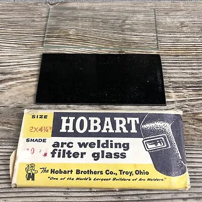 Rare Vintage Hobart Arc Welding Filter Glass Size 2 X 4 1/4 Shade 10 • $19.99