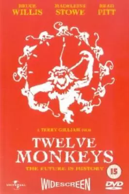 Twelve Monkeys [DVD] [1996] DVD Value Guaranteed From EBay’s Biggest Seller! • £1.94