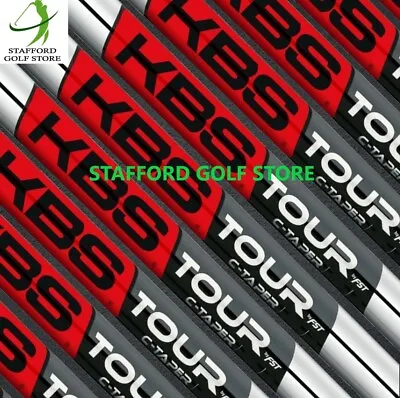 KBS Tour C-Taper .355 Steel Iron Golf Club Shafts Set R/R+/S/S+/X Flexes • $307